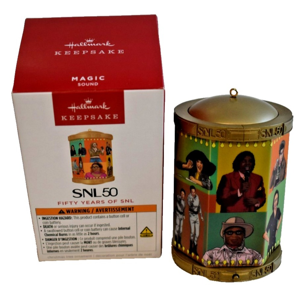 Hallmark Keepsake 2025 Saturday Night Live SNL 50 Years Magic Sound Ornament
